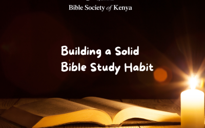 Building a Solid Bible Study Habit