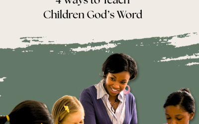 4 Ways Parents Can Teach Scripture to Children