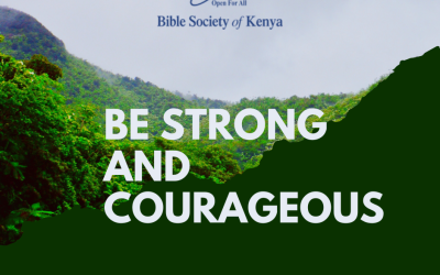 Be Strong and Courageous