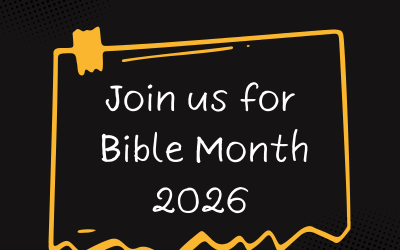 How Can you Participate in Bible Month?